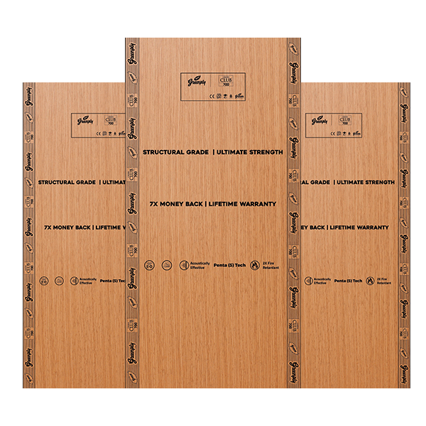 Greenply Green Marine Grade 710 Plywood 4MM Teak Wood Veneer (8 cm x 4 cm)